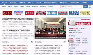河南省教育厅网站查分